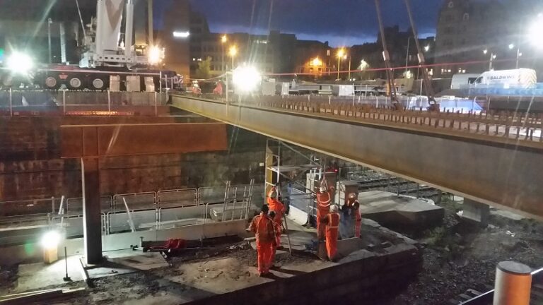 Dundee Railway Station Construction